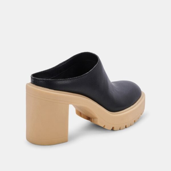 CARRY HEELS BLACK LEATHER - Image 3