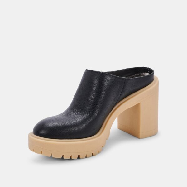 CARRY HEELS BLACK LEATHER - Image 5